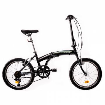 Bicicleta Pliabila Dhs 2095 - 20 Inch, Negru