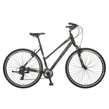 Bicicleta Trekking Polar Athena - 28 Inch, M, Negru-Auriu