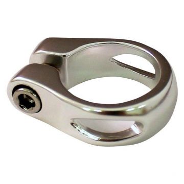 Clema pentru tija sa aluminiu 31.8 mm SC-65 Argintiu