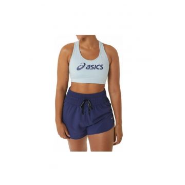 Bustiera alergare dama  Core Logo - Albastru