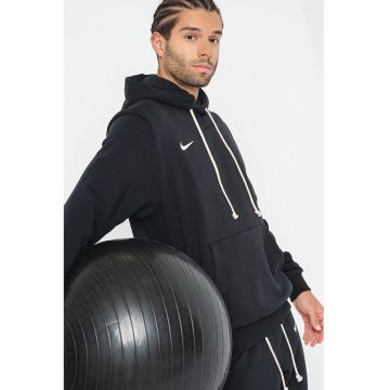 Hanorac cu buzunar kangaroo - pentru fotbal - Alb/Negru