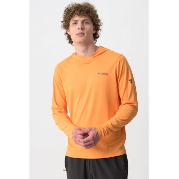 Hanorac pentru trekking si drumetii Summit Valley - Portocaliu deschis