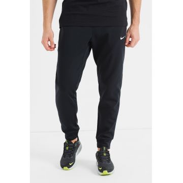 Pantaloni conici cu logo - pentru fitness - Negru