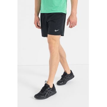 Pantaloni scurti pentru alergare Challenger - Negru stins