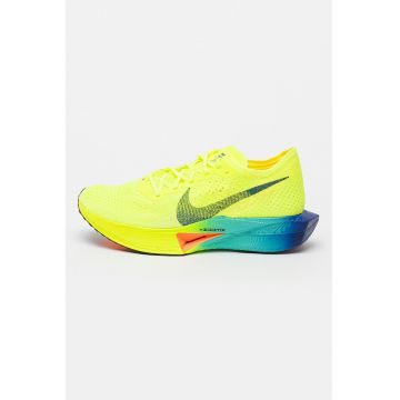 Pantofi de plasa pentru alergare Zoomx Vaporfly Next - Verde lime/Bleumarin
