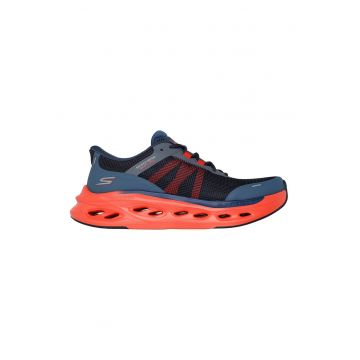 Pantofi pentru alergare Max Cushiong Glide Slip-Ins - Portocaliu/Bleumarin