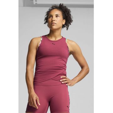 Top cu logo - pentru fitness - Rosu