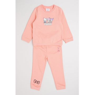 Trening cu imprimeu logo - Piersica