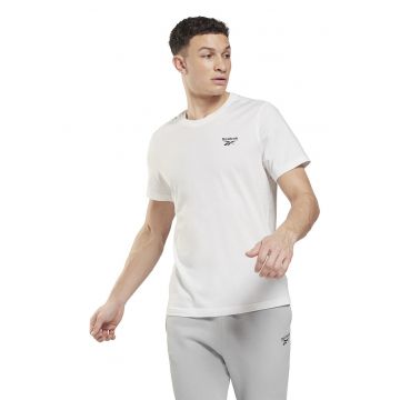 Tricou cu logo pentru fitness - Alb