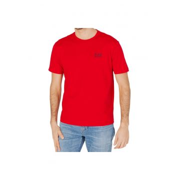 Tricou  EA7 Logo Series 30580 - Rosu