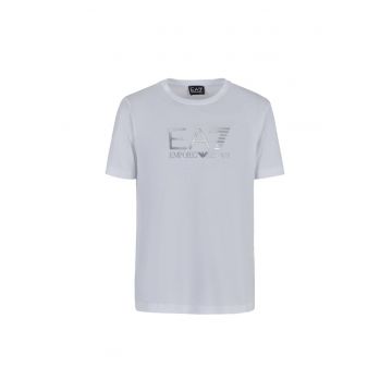 Tricou  EA7 Lux Identity 29524 - Alb