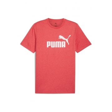 Tricou  Ess No. 1 Logo Heather Tee - Rosu