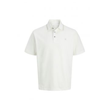 Tricou JACK &JONES Alex Polo SS25 47075 - Alb