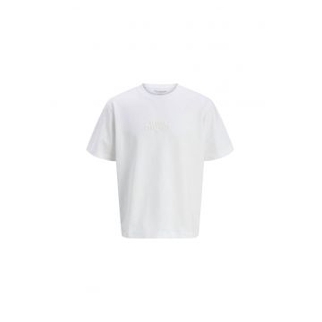 Tricou JACK &JONES Concrete Tonal 39840 - Alb