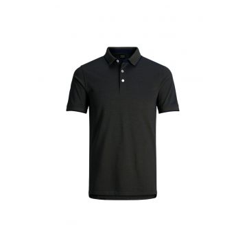 Tricou JACK &JONES Paulos Polo SS PLS 47464 - Negru
