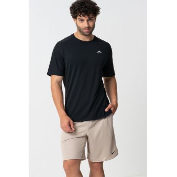 Tricou pentru alergare Trail Solar Chase - Negru