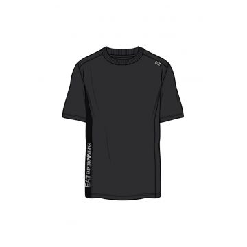 Tricou  pentru Drumetie - 6DPT04-PJVPZ-1200 - Negru - Negru