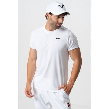 Tricou pentru tenis Court Victory - Alb optic