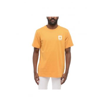 Tricou  Square Logo Minimal - Portocaliu