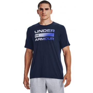 Tricou Team Issue Wordmark - Gri inchis/Bleumarin