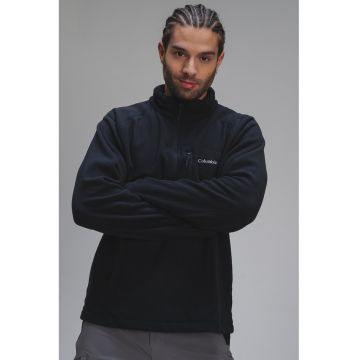 Bluza de trening din fleece - pentru schi Fast Trek III - Negru stins