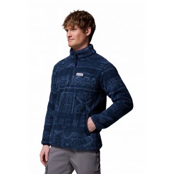 Bluza de trening din material teddy pentru ski Rugged Ridge - Bleumarin