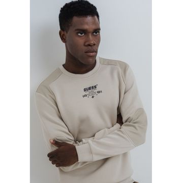 Bluza de trening slim fit cu logo - Grej