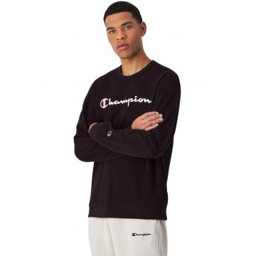 Bluza sport pentru barbati  bumbac - cu maneca lunga - negru