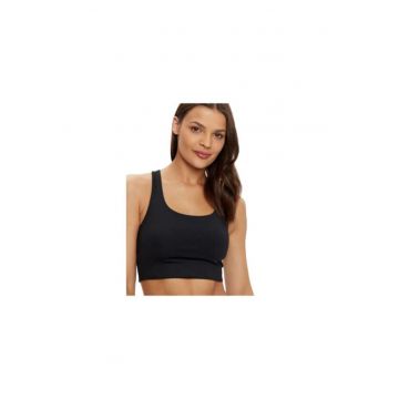 Bustiera sport  poliester/elastan - negru