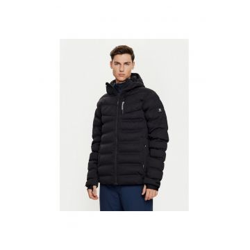 Geaca ski barbati -  304208935 - Poliester reciclat - Negru - Negru