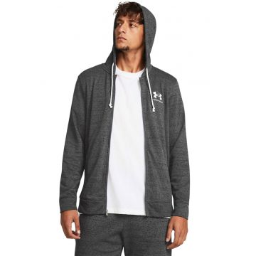 Hanorac cu fermoar pentru antrenament Rival Terry - Gri antracit