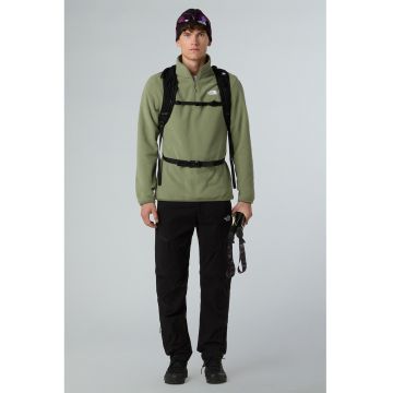 Hanorac din material fleece cu fenta scurta cu fermoar pentru trekking Glacier