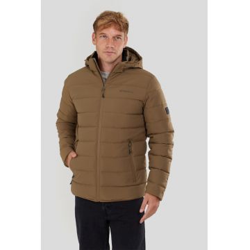 Jacheta cu gluga pentru trekking Hubble - Caramel
