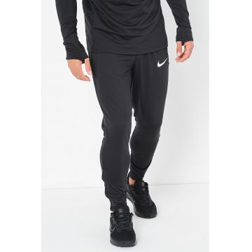 Pantaloni conici cu Dri-FIT pentru fotbal - Negru/Alb optic