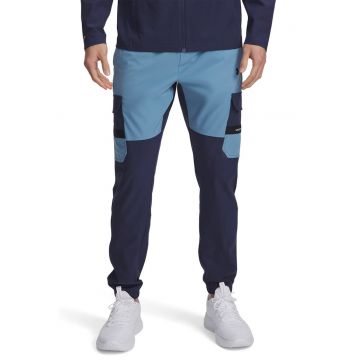 Pantaloni lejeri cu buzunare cu clapa Tech Utility - Albastru deschis/Bleumarin
