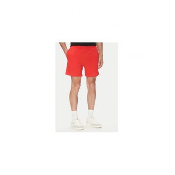 Pantaloni scurți sport bumbac - Rosu