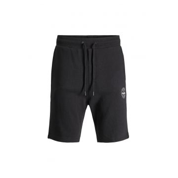 Pantaloni scurti de bumbac cu buzunare laterale - Gri