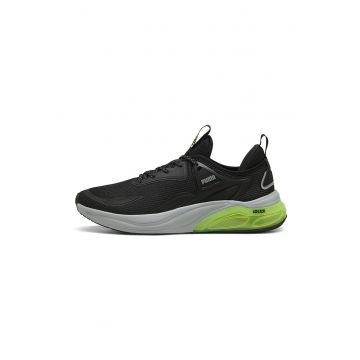 Pantofi Cell Thrill pentru alergare - Negru/Gri deschis/Verde lime