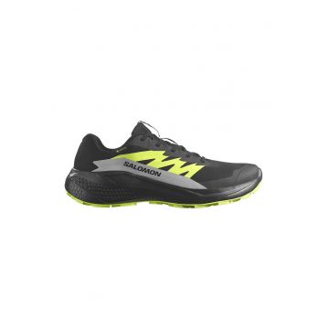 Pantofi cu tehnologie Gore-Tex pentru alergare pe teren accidentat Alphaglide - Negru/Verde lime