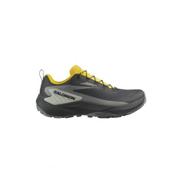 Pantofi Genesis GTX pentru alergare trail - Negru/Galben/Gri cenusiu
