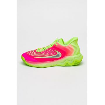 Pantofi Giannis Immortality 4 cu logo contrastant - pentru baschet - Verde/Fucsia