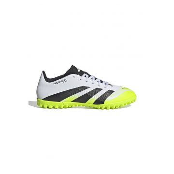 Pantofi pentru fotbal Predator Club Turf - Negru stins/Verde electric/Alb optic