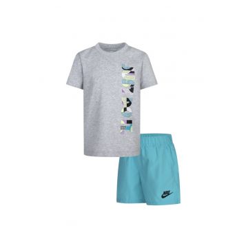 Set  OTL Woven Short 48265 - Gri/Turcoaz