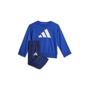 Trening cu imprimeu logo contrastant - Alb/Albastru royal