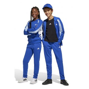 Trening cu logo - Alb/Albastru royal/Albastru