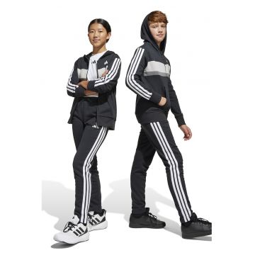 Trening din amestec de bumbac cu model logo - Alb/Negru/Gri