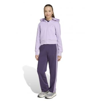 Trening din fleece cu logo - Violet/Lila