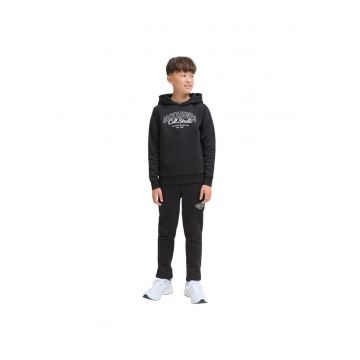 Trening JACK &JONES Makoto Hood Set JNR 48269 - Negru