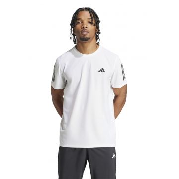 Tricou cu decolteu rotund pentru alergare - Alb