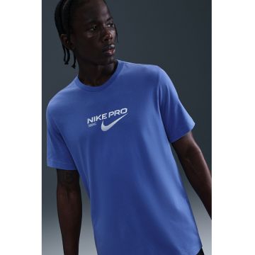 Tricou cu tehnologie Dri-FIT - pentru antrenament - Alb/Albastru